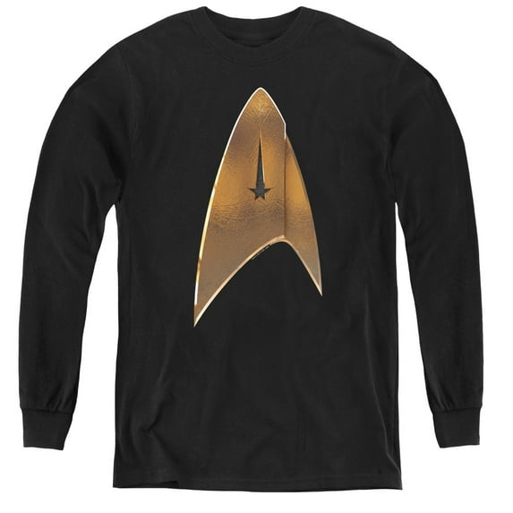 Star Trek Discovery - Command Shield - Youth Long Sleeve Shirt - X-Large