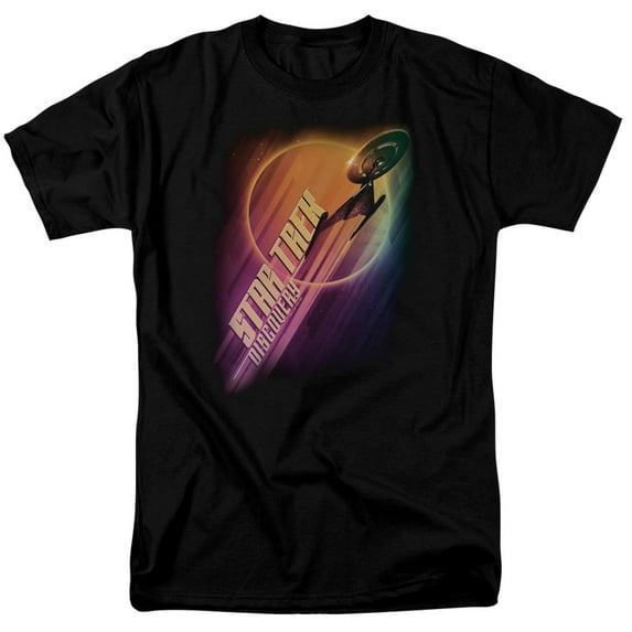 Star Trek Discovery Discovery Ascent Adult 18/1 T-Shirt Black