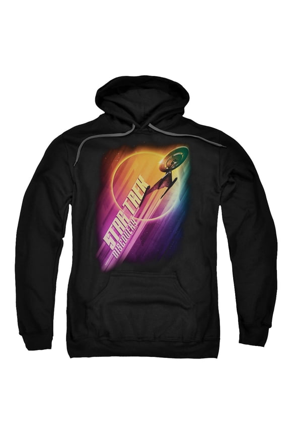 Star Trek Discovery Discovery Ascent Adult Pullover Hoodie Sweatshirt Black