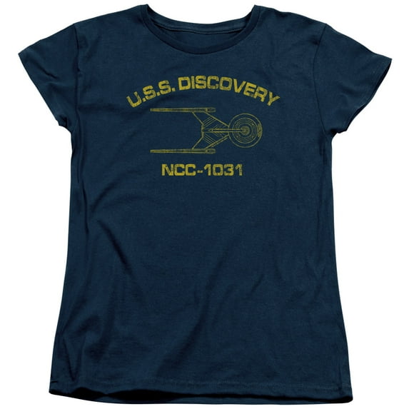 Star Trek Discovery Discovery Athletic Women's T-Shirt Navy