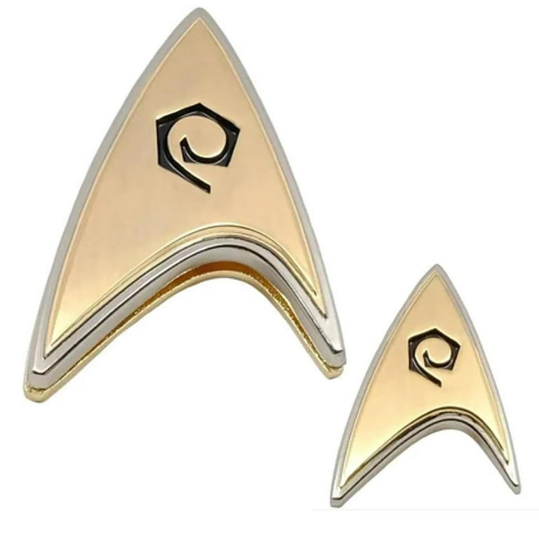 Star Trek Discovery Enterprise Operations Badge and Pin Set 