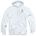 thumbnail image 1 of Star Trek Discovery Medical Badge Adult Pullover Hoodie Sweatshirt White, 1 of 1