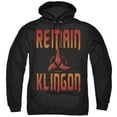 thumbnail image 1 of Star Trek Discovery Remain Klingon Adult Pullover Hoodie Sweatshirt Black, 1 of 1