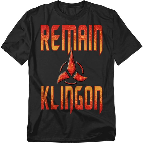 Star Trek Discovery - Remain Klingon - Short Sleeve Shirt - Large