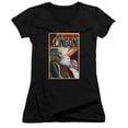 thumbnail image 1 of Star Trek Discovery Remain Klingson Poster Junior Women's V-Neck T-Shirt Black, 1 of 1
