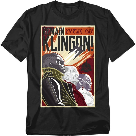 Star Trek Discovery - Remain Klingson Poster - Short Sleeve Shirt - XXXXX-Large