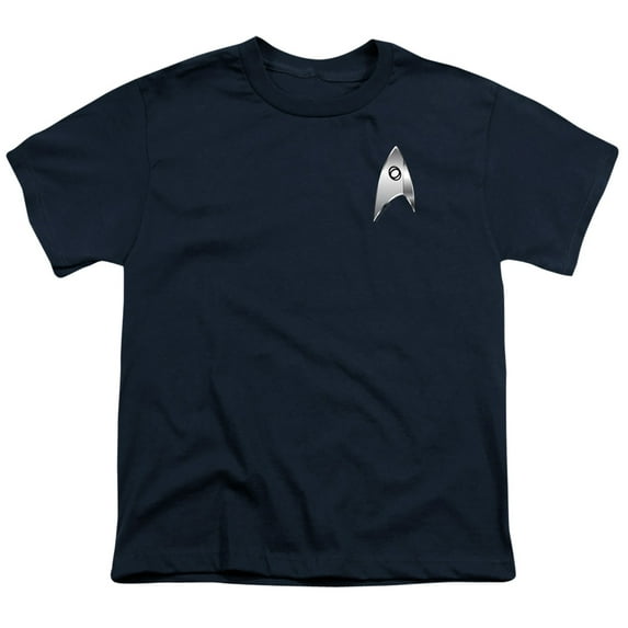 Star Trek Discovery - Sciences Badge - Youth Short Sleeve Shirt - X-Large