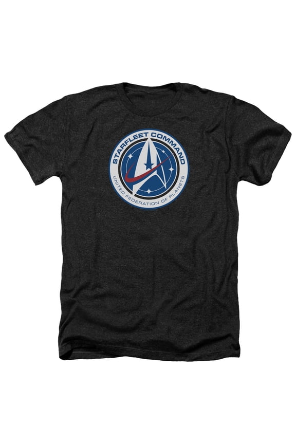 Star Trek Discovery - Starfleet Command - Heather Short Sleeve Shirt - Small