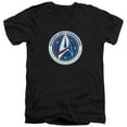 thumbnail image 1 of Star Trek Discovery - Starfleet Command - Slim Fit V Neck Shirt - Small, 1 of 2