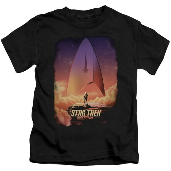 Star Trek Discovery The Explorer Youth 18/1 T-Shirt Black