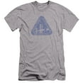 thumbnail image 1 of Star Trek - Distressed Logo - Premium Slim Fit Short Sleeve Shirt - Small, 1 of 2