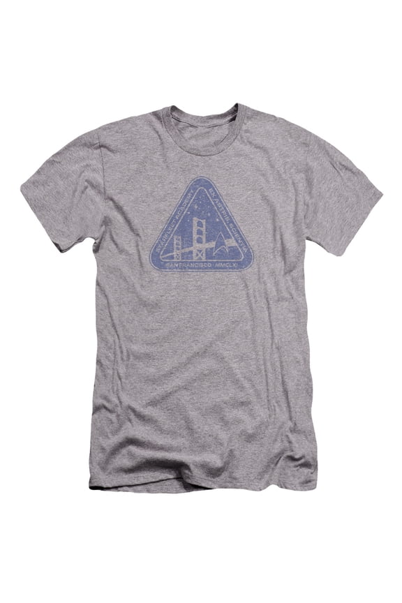 Star Trek - Distressed Logo - Premium Slim Fit Short Sleeve Shirt - X-Large