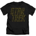 thumbnail image 1 of Star Trek Distressed Logo Youth 18/1 T-Shirt Black, 1 of 1