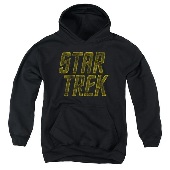 Star Trek - Distressed Logo - Youth Hooded Sweatshirt - Small