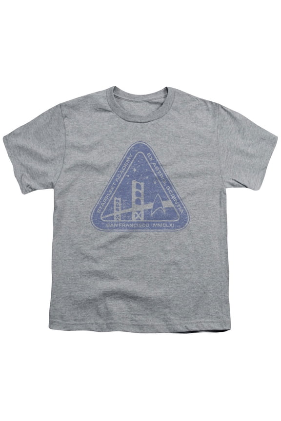 Star Trek/Distressed Logo Big Boys Youth Shirt