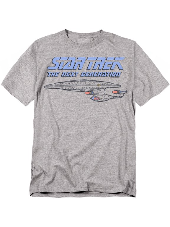 Distressed Tng Officially Licensed Adult T-Shirt 4XL
