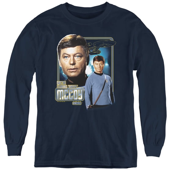 Star Trek - Doctor Mccoy - Youth Long Sleeve Shirt - X-Large