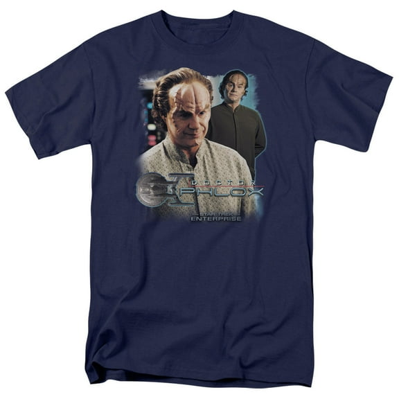 Star Trek Men's Doctor Phlox T-shirt XXX-Large Blue