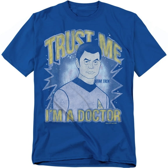 Star Trek - Doctor - Adult Unisex Short Sleeve T-Shirt - Blue