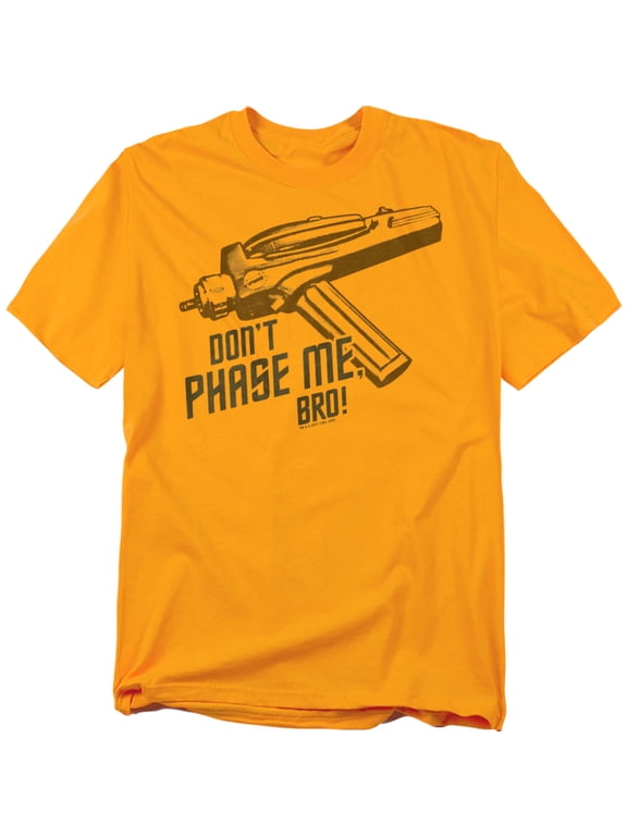 Men's Don't Phase Me, Bro T-shirt Small Gold