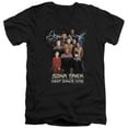 thumbnail image 1 of Star Trek Ds9 Crew Adult V-Neck T-Shirt Black, 1 of 1