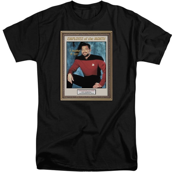 Star Trek - Employee Of Month - Tall Fit Short Sleeve Shirt - X-Large