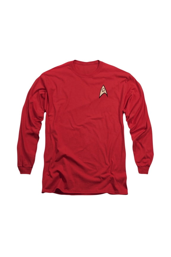 Star Trek/Engineering Uniform L/S Adult 18/1 Red Cbs263