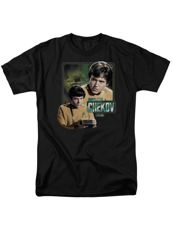 Star Trek - Ensign Chekov - Adult Unisex Short Sleeve T-Shirt - Black