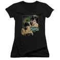 thumbnail image 1 of Star Trek Ensign Chekov Junior Women's V-Neck T-Shirt Black, 1 of 1