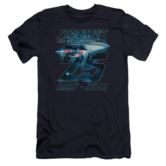Star Trek - Enterprise 25 - Premium Slim Fit Short Sleeve Shirt - Large