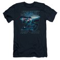 thumbnail image 1 of Star Trek Enterprise 25 Adult 30/1 T-Shirt Navy, 1 of 2