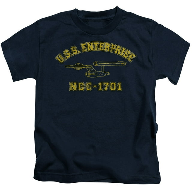 Star Trek - Enterprise Athletic - Juvenile Short Sleeve Shirt - 5/6