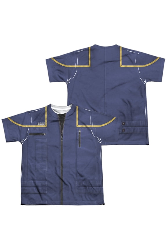 Star Trek - Enterprise Command Uniform (Front/Back Print) - Youth Short Sleeve Shirt - X-Large