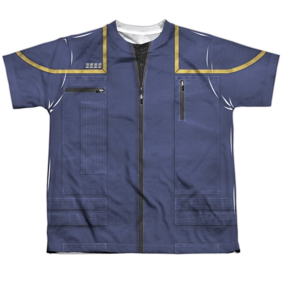 Star Trek - Enterprise Command Uniform - Youth Short Sleeve Shirt - X-Large