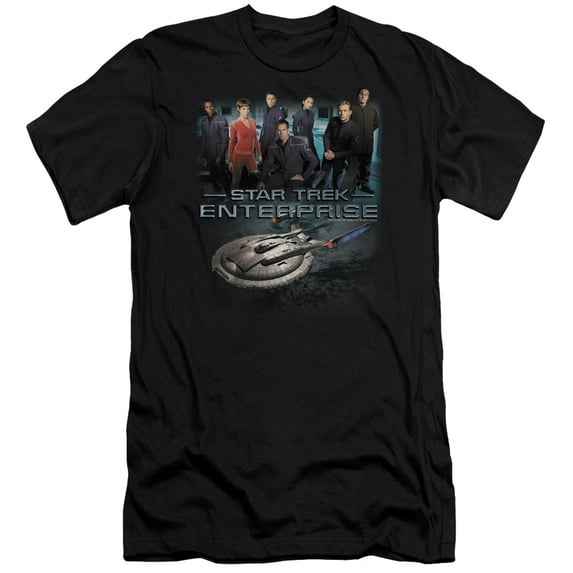 Star Trek - Enterprise Crew - Premium Slim Fit Short Sleeve Shirt - XX-Large
