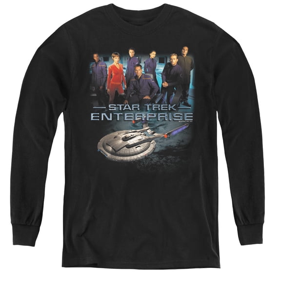 Star Trek - Enterprise Crew - Youth Long Sleeve Shirt - Small
