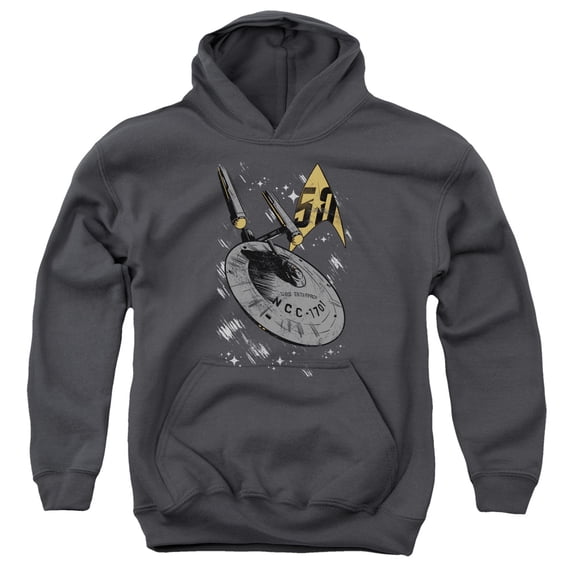 Star Trek - Enterprise Dash - Youth Hooded Sweatshirt - Large