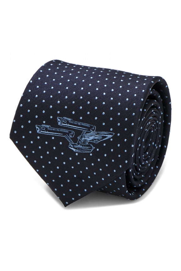 Enterprise Dot Blue Men's Tie