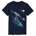 thumbnail image 1 of Star Trek - Enterprise In Space - Men's Short Sleeve Graphic T-Shirt, 1 of 5