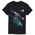 thumbnail image 1 of Star Trek - Enterprise In Space - Men's Short Sleeve Graphic T-Shirt, 1 of 5