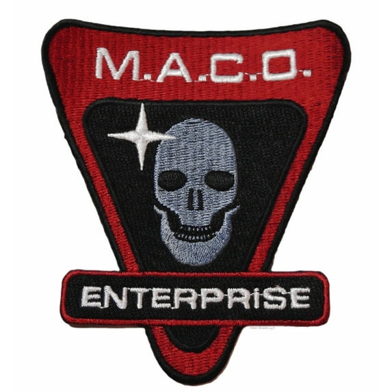 Star Trek Enterprise MACO Commandos Skull Logo Embroidered Patch