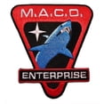 thumbnail image 1 of Star Trek Enterprise Maco Commandos Shark 3 1/2" Wide Embroidered Patch, 1 of 1