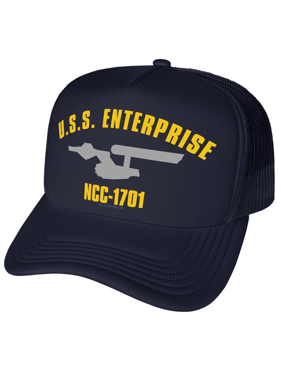 Enterprise Ncc-1701 Foam Snapback Trucker Hat - Unisex for Men and Women