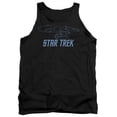 thumbnail image 1 of Star Trek Enterprise Outline Adult Tank Top Black, 1 of 1
