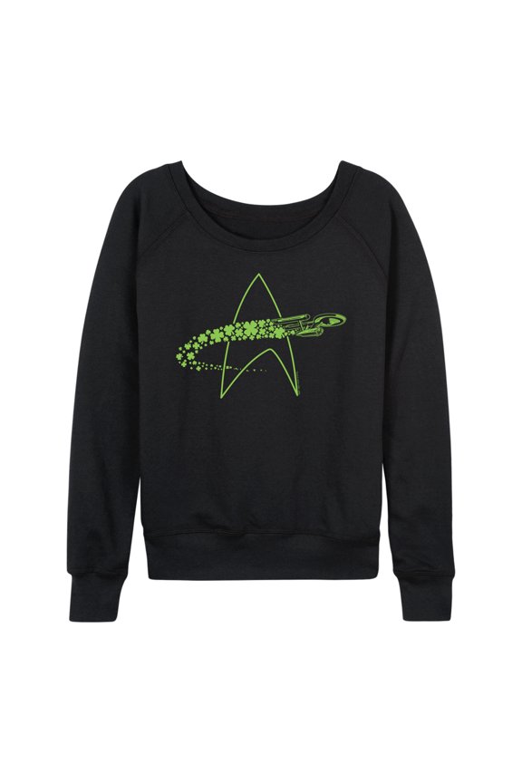 - Enterprise Shamrocks - Women's French Terry Long Sleeve Pullover