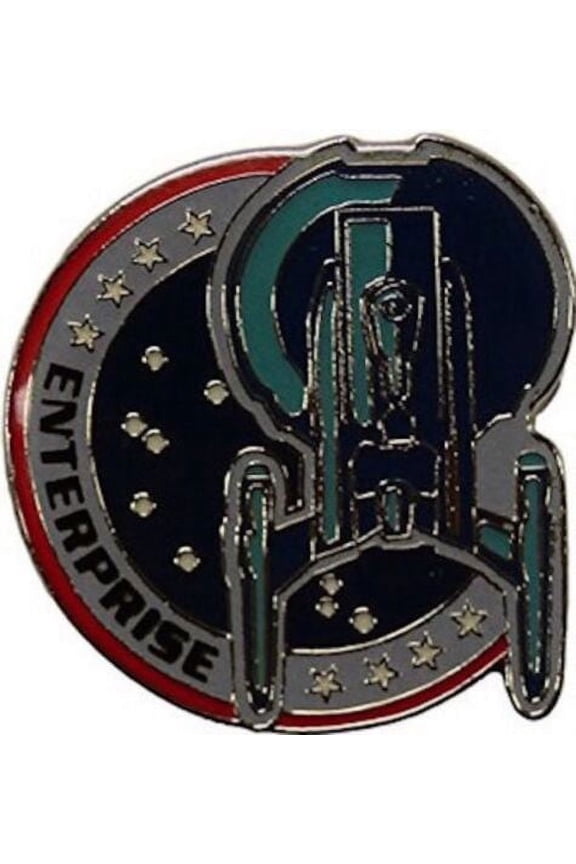 Star Trek Enterprise TV Series Enamel Shoulder Logo PIN