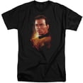 thumbnail image 1 of Star Trek Epic Kirk Adult Tall T-Shirt Black, 1 of 1