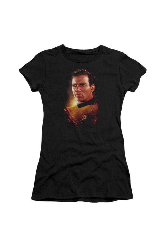 Star Trek - Epic Kirk - Juniors Teen Girls Cap Sleeve Shirt - Small