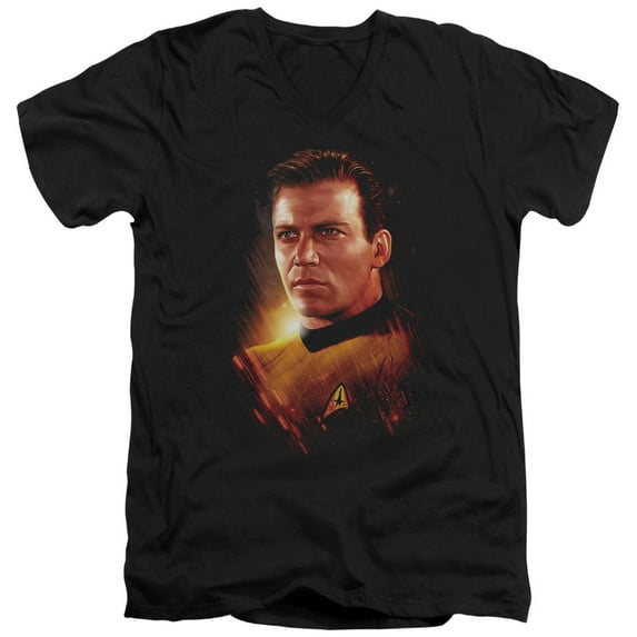 Star Trek - Epic Kirk - Slim Fit V Neck Shirt - X-Large