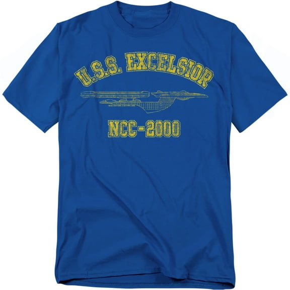 Star Trek T-Shirt Excelsior Athletic Unisex Graphic Tee for Men & Women
